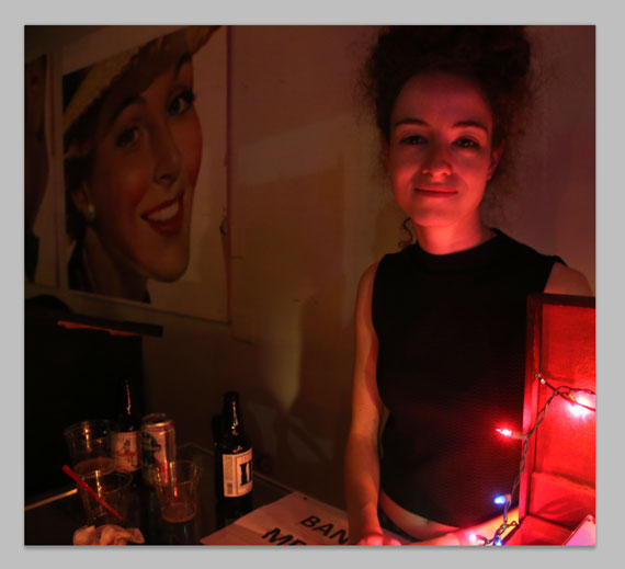 Sandy Davis, vocalist and writer for Pecas, which performed at the O+ Festival in Kingston this past weekend.